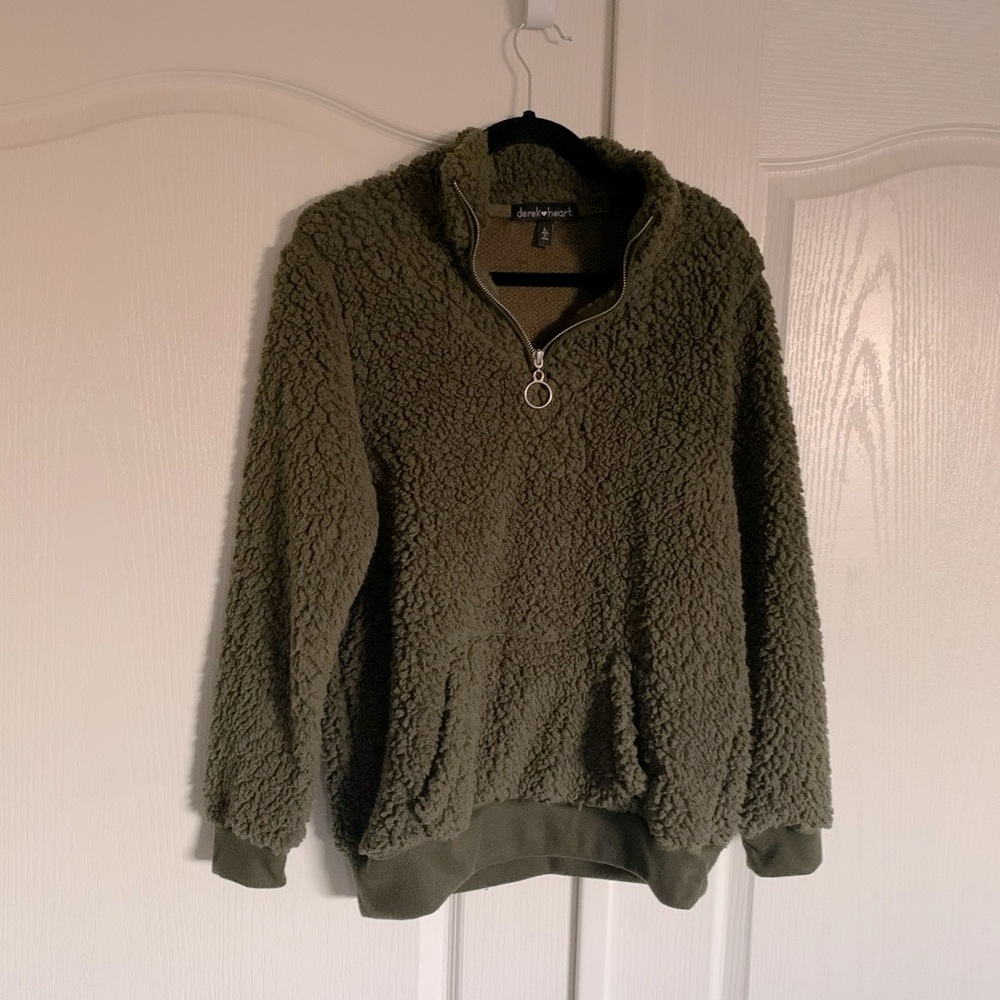 Sherpa Army Green Jacket